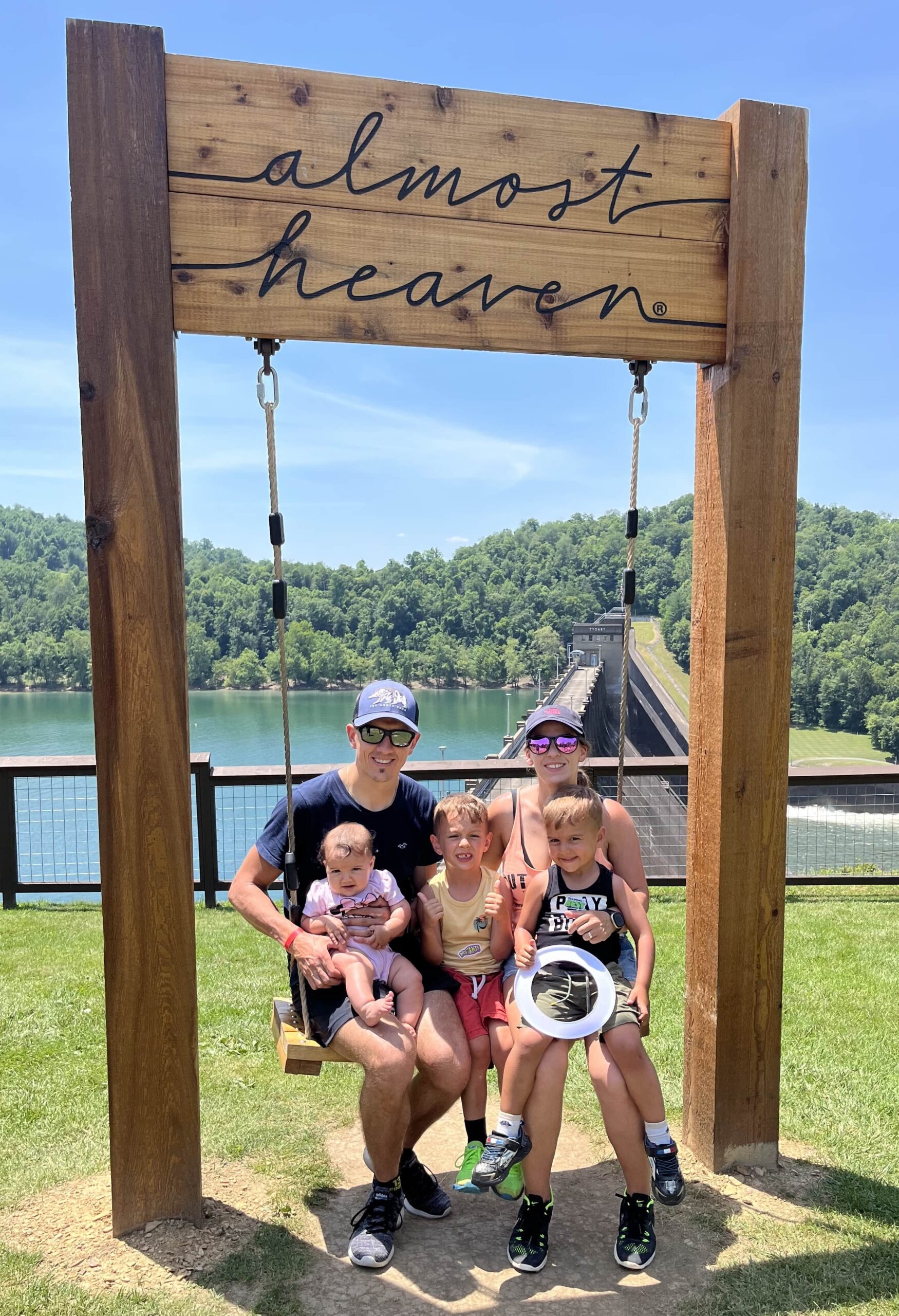 Arnold Csok with family at Almost Heaven overlook – Running on Java blog